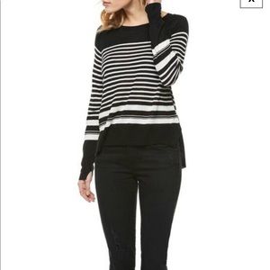 Zara Black & White Knit Sweater